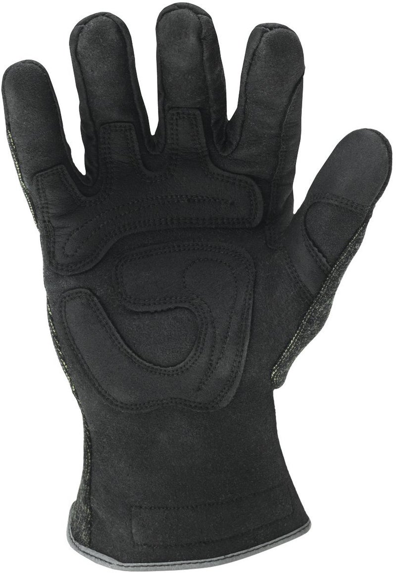 Ironclad HEATWORX REINFORCED; Heat and Cut Resistant Gloves, Palm Heat Protection Rated up to 450Â°F, (1 Pair), Black - Image 2